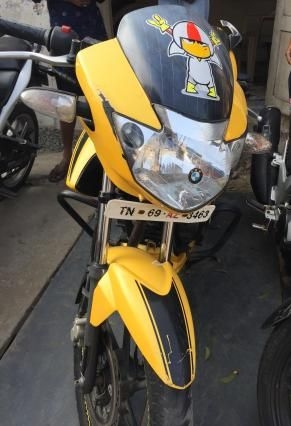 59 Used Yellow Color Tvs Apache Rtr Motorcycle Bike For Sale Droom