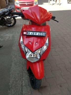 dio scooty red colour