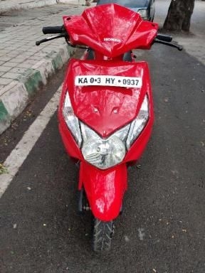 dio scooty red colour