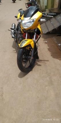 59 Used Yellow Color Tvs Apache Rtr Motorcycle Bike For Sale Droom