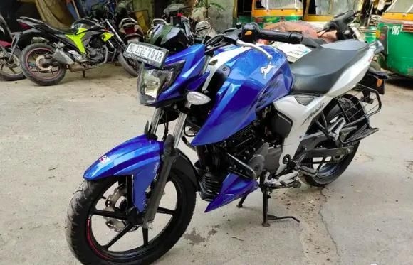 62 Used Blue Color Tvs Apache Rtr Motorcycle Bike For Sale Droom